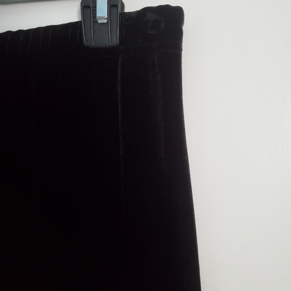 Style & Co black velvet maxi skirt, size M - Picture 3 of 8